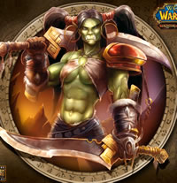 Lani as the Female Orc in WoW